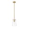 Z-Lite Kira Pendant, 1-Light, 5 In.W x 8 In.H, Modern Gold/Clear 7508MP-ROD-MGLD - alternate 3